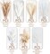 Natural Dried Pampas Grass Boho Home Decor Bouquet Phragmites Dried Flowers Bouquet for Wedding Floral Arrangements Home Decorations